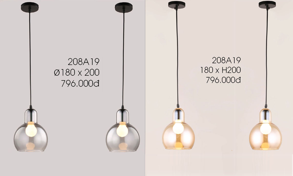 Đèn Thả Trang Trí Kiểu Dáng Hot Nhất Năm 2023